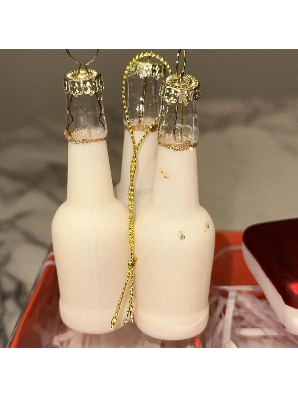 Dominoes Caldero 3 NEW Coquito Hispanic Cuban Glass Ornament cafecito Dominican